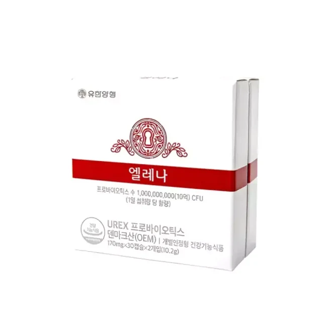 유한양행 엘레나 UREX 프로바이오틱스 유산균 170mg 제품 이미지