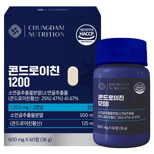 청담뉴트리션 콘드로이친 1200 600mg 제품 이미지