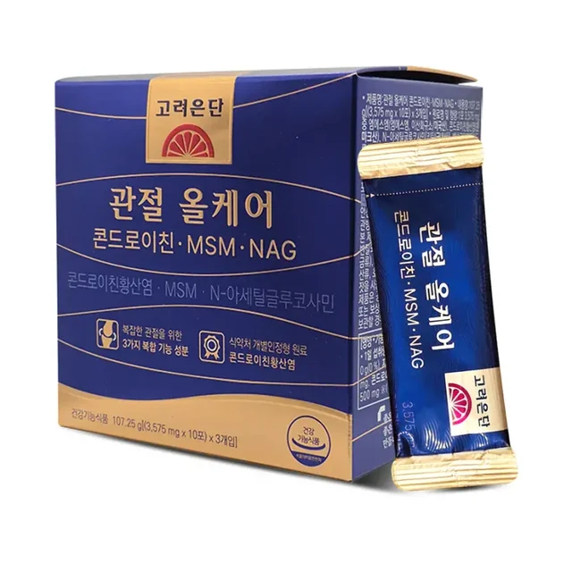 고려은단 관절 올케어 콘드로이친 MSM NAG 제품 이미지