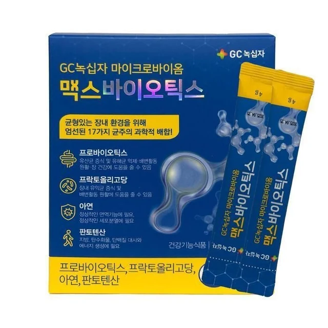 GC녹십자 마이크로바이옴 맥스바이오틱스 4g 제품 이미지